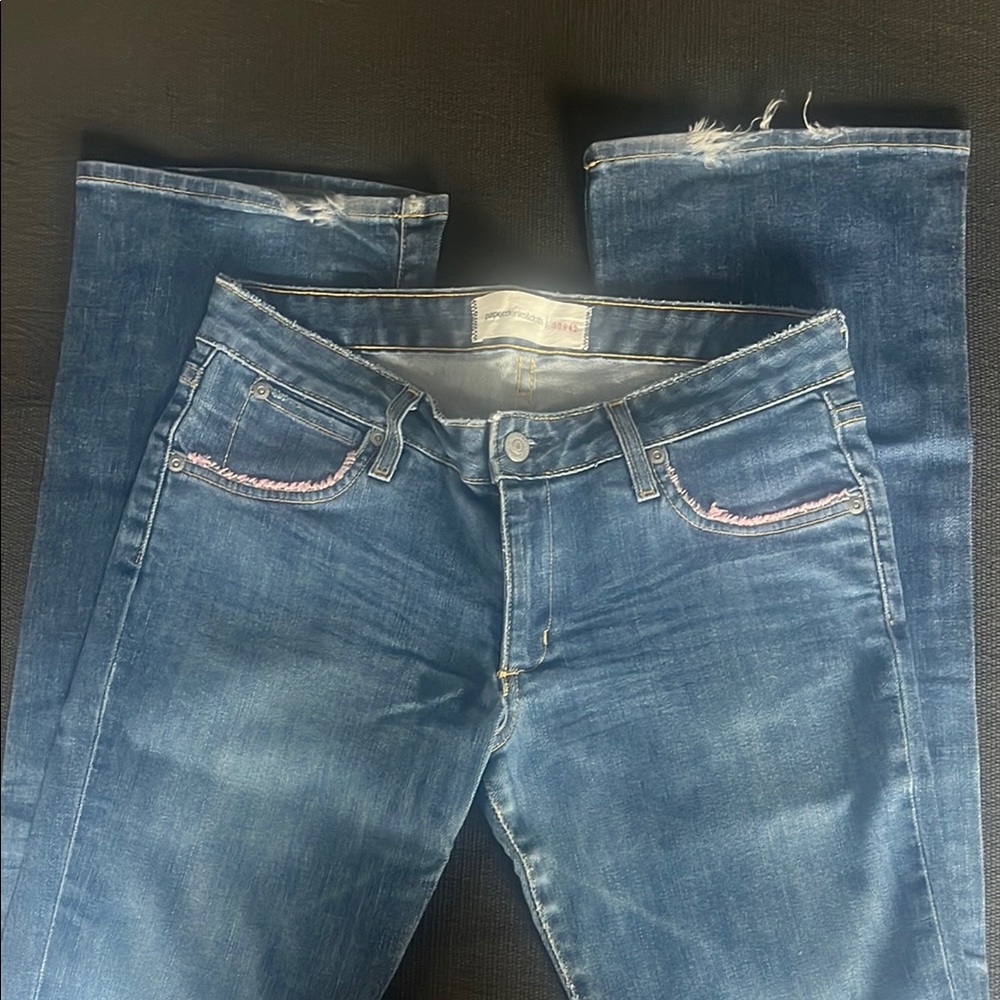 Paper Denim Cloth Flares Low waist